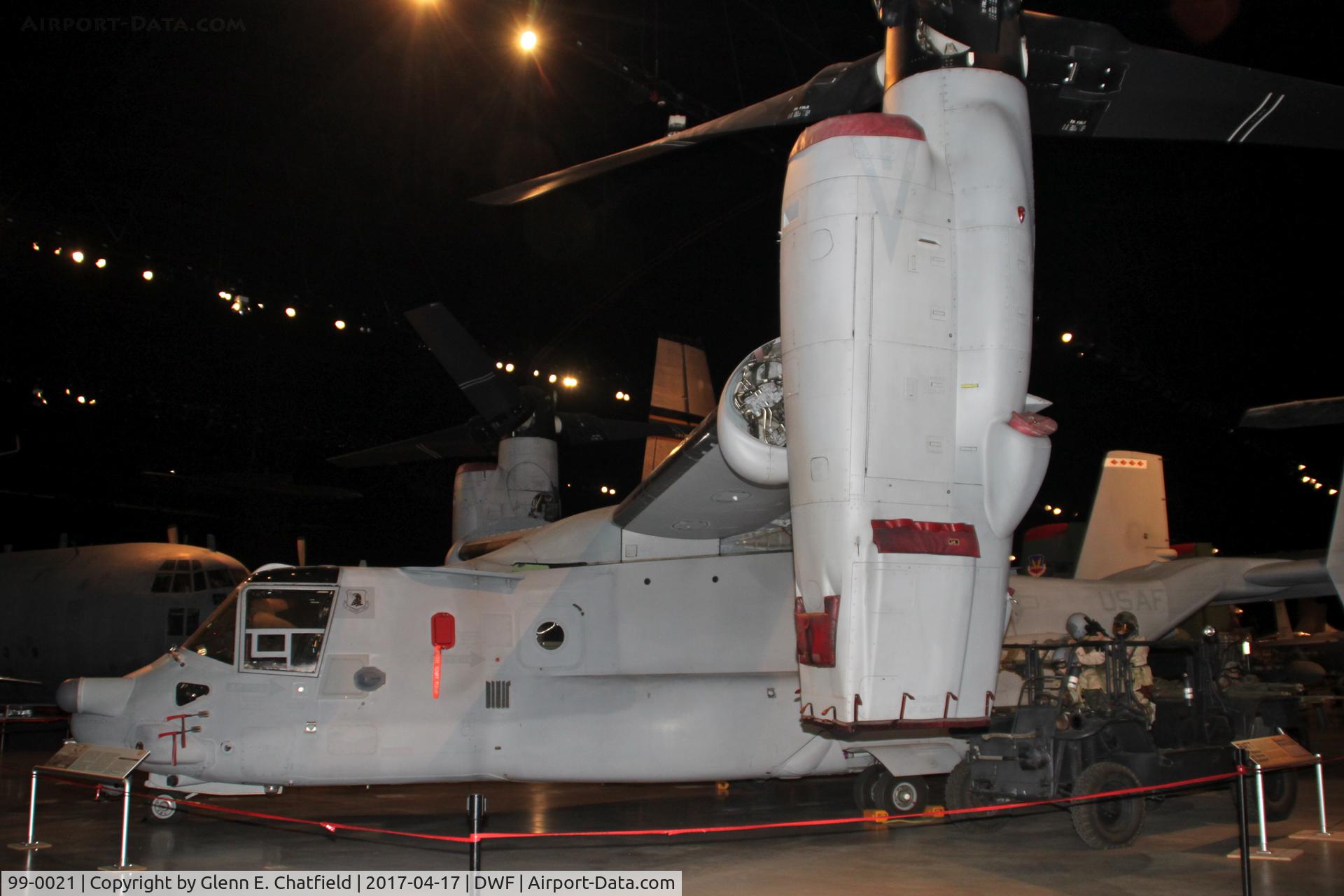 99-0021, 1998 Bell-Boeing CV-22B Osprey C/N D0025, NMUSAF