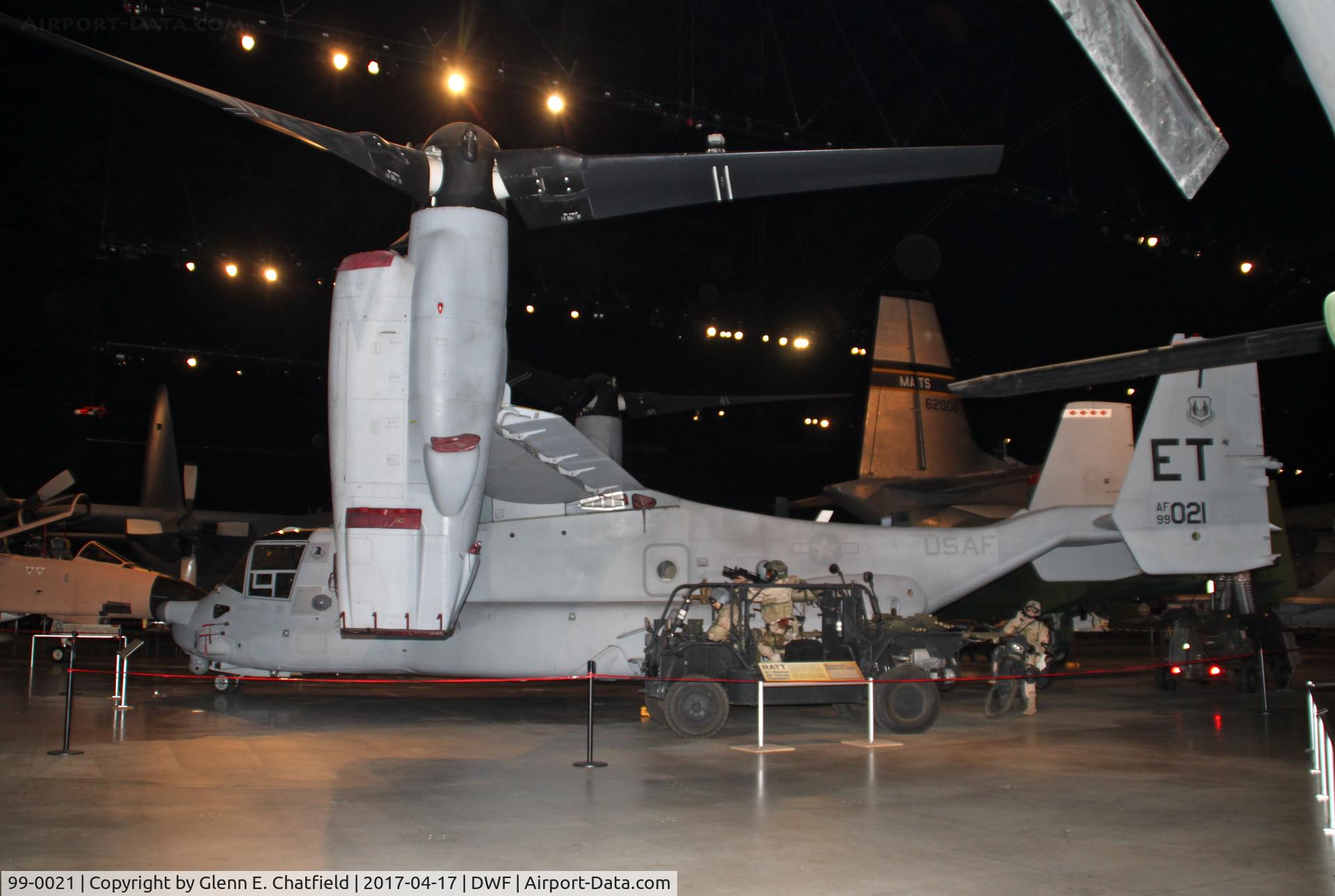 99-0021, 1998 Bell-Boeing CV-22B Osprey C/N D0025, NMUSAF