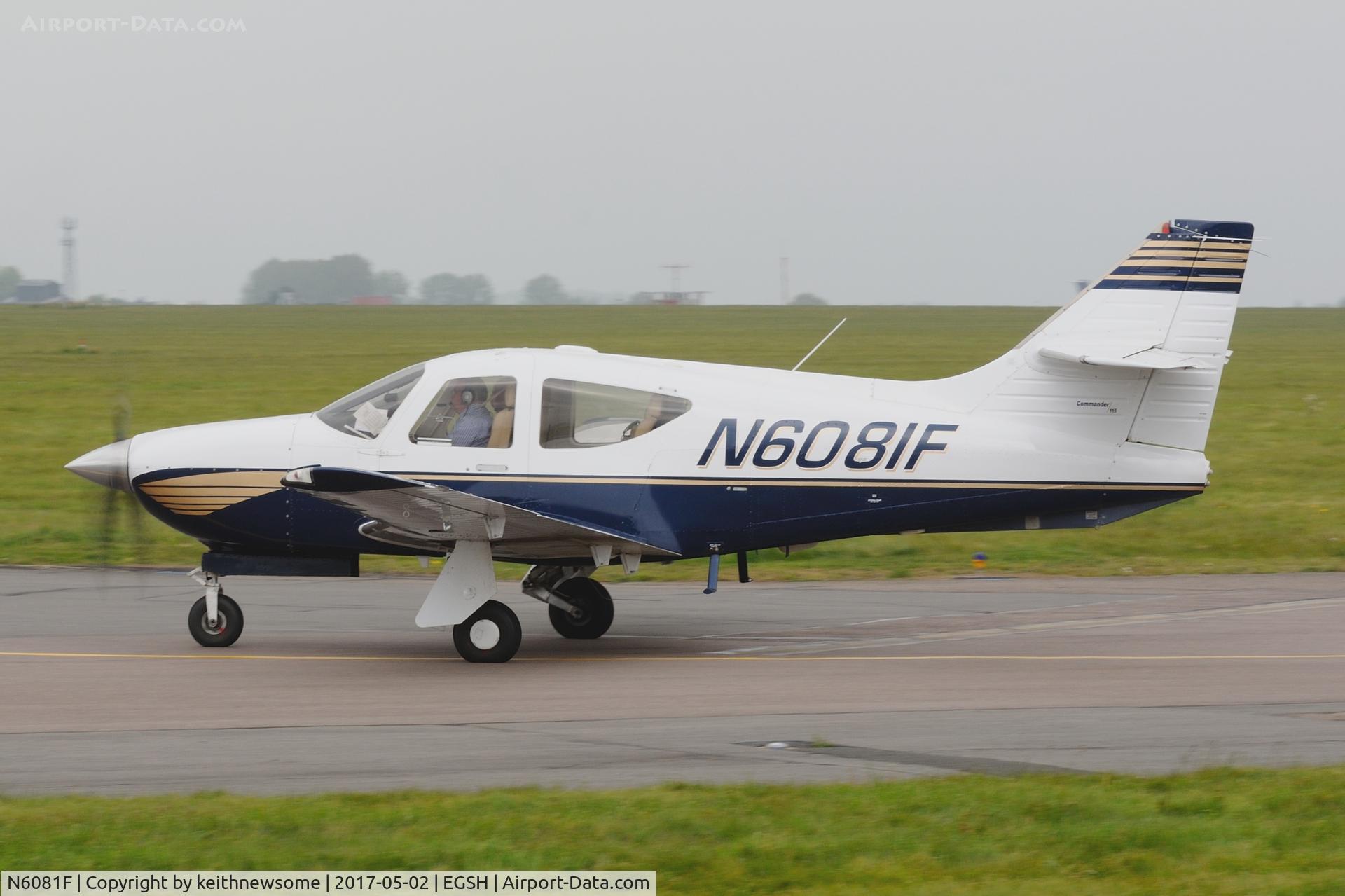 N6081F, 2001 Rockwell Commander 114-B C/N 14681, Nice Visitor.