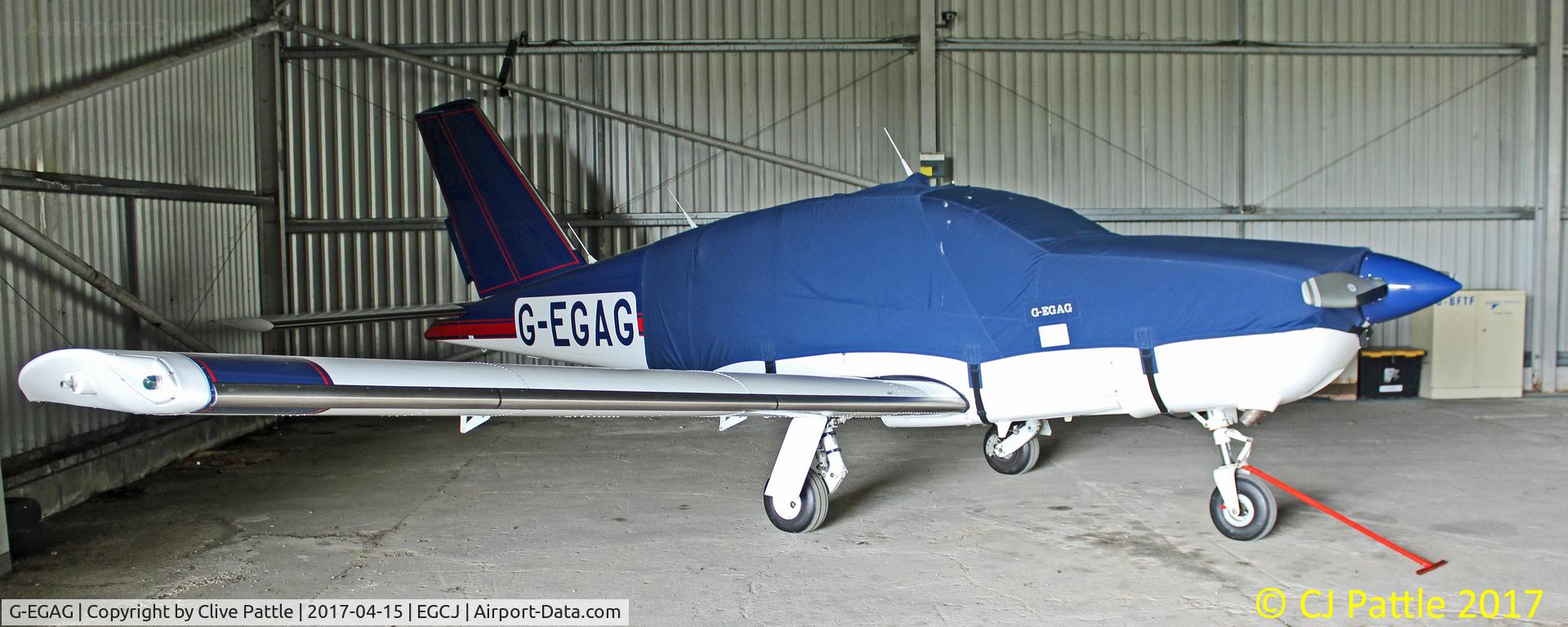 G-EGAG, 1994 Socata TB-20 Trinidad C/N 1675, Hangared at EGCJ