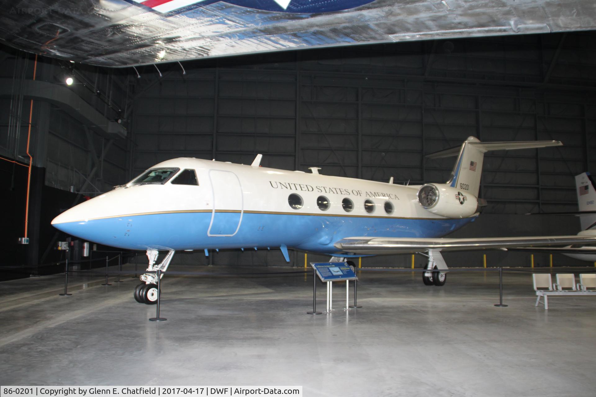 86-0201, 2007 Gulfstream Aerospace C-20B (Gulfstream III) C/N 470, NMUSAF