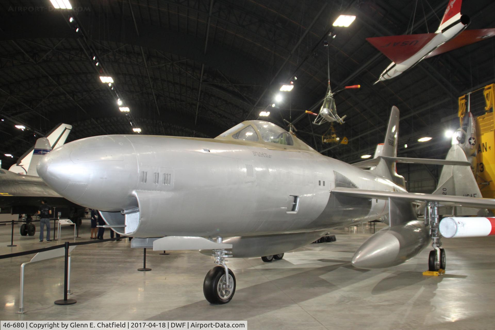46-680, 1948 Republic XF-91 Thunderceptor C/N Not found 46-680, NMUSAF