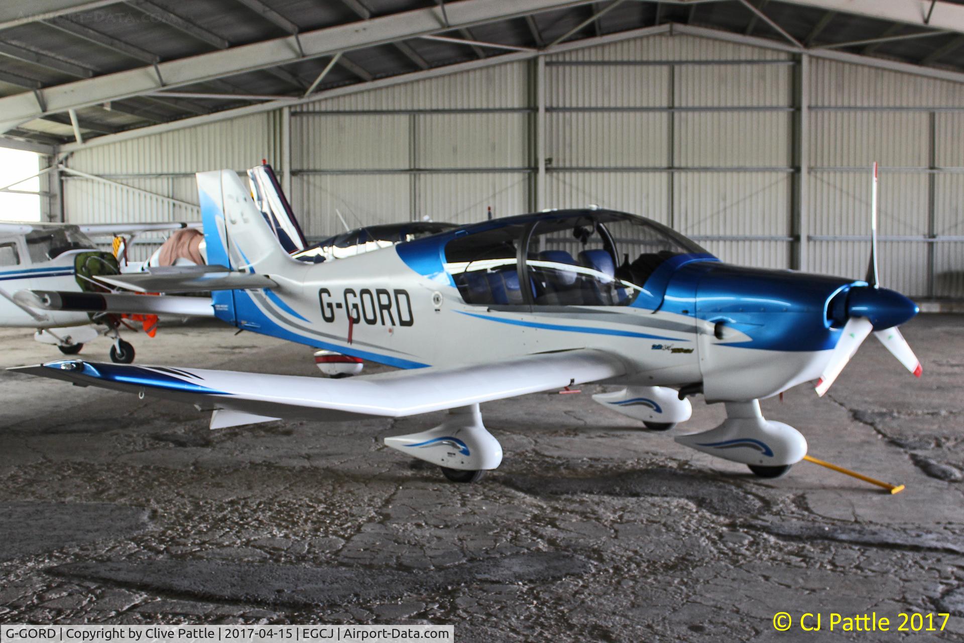 G-GORD, 2014 Robin DR-400-140B Major Major C/N 2669, Hangared at EGCJ