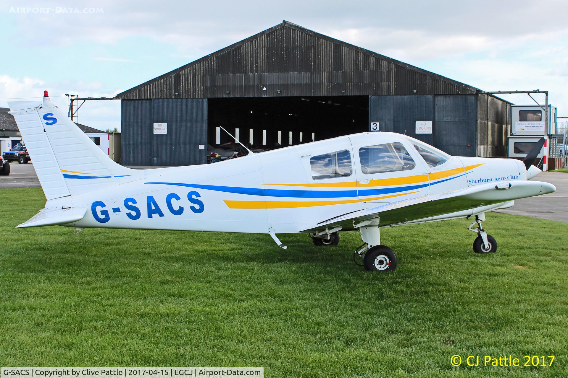 G-SACS, 1988 Piper PA-28-161 Cadet C/N 28-41047, At EGCJ
