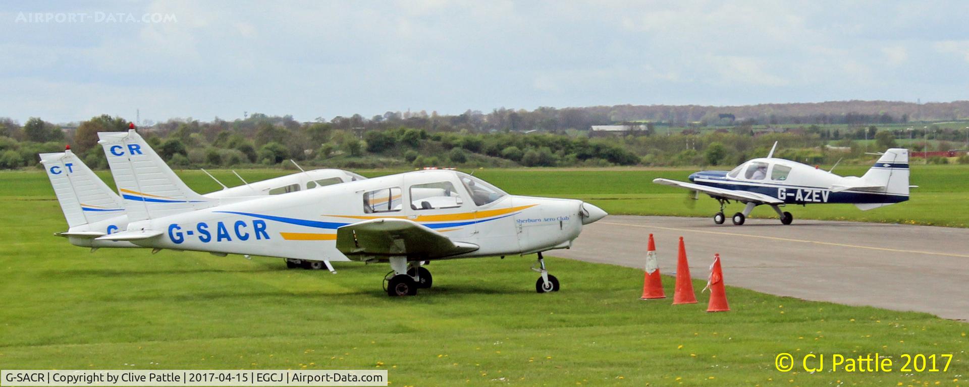 G-SACR, 1988 Piper PA-28-161 Cadet C/N 2841046, At EGCJ