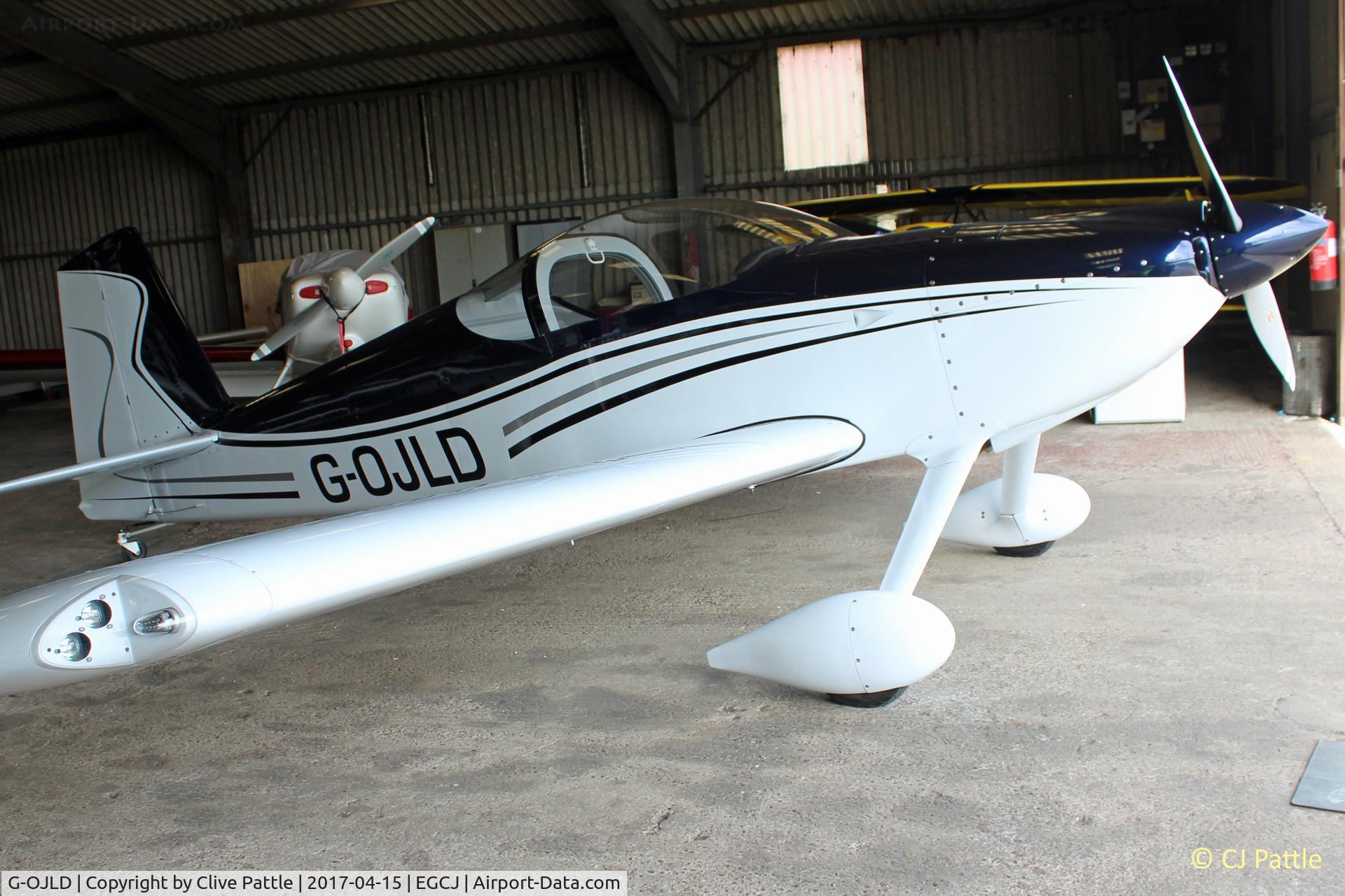 G-OJLD, 2015 Vans RV-7 C/N LAA 323-14946, Hangared at EGCJ