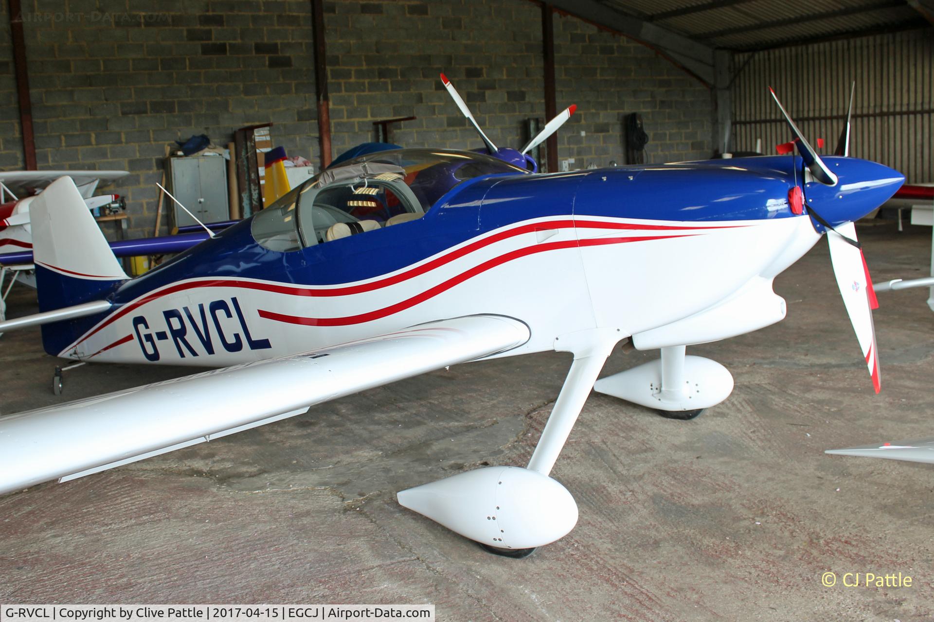 G-RVCL, 1999 Vans RV-6 C/N PFA 181A-13439, Hangared at EGCJ