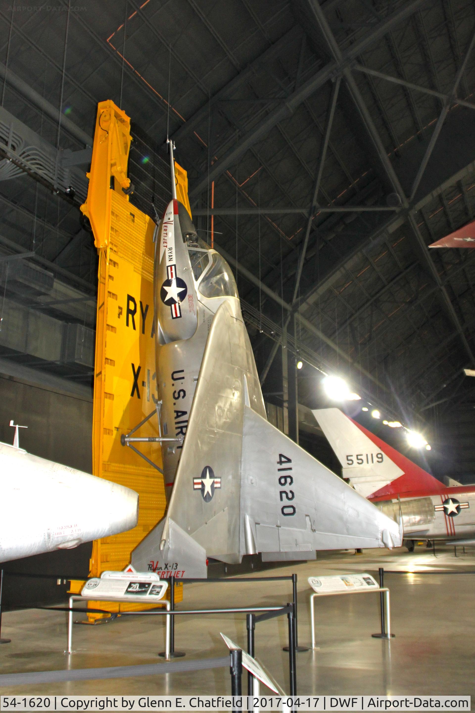 54-1620, 1954 Ryan X-13-RY Vertijet C/N Not found 54-1620, NMUSAF