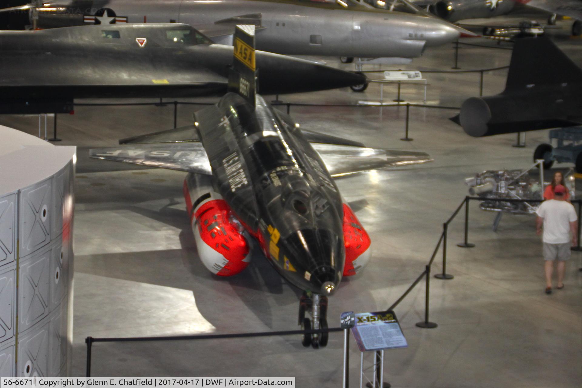 56-6671, 1956 North American X-15A-2 C/N 240-2, NMUSAF