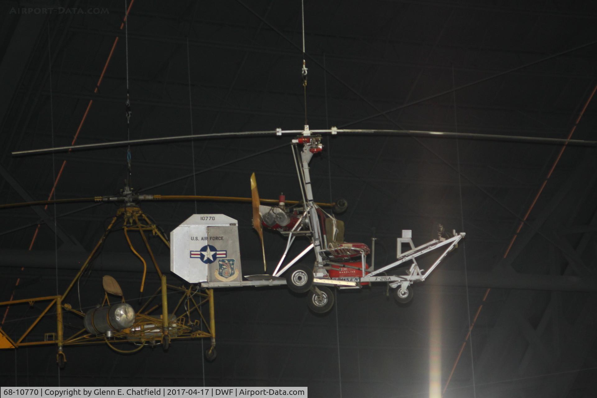 68-10770, 1968 Bensen X-25A (B-8M) Gyrocopter C/N Not found 68-10770, NMUSAF