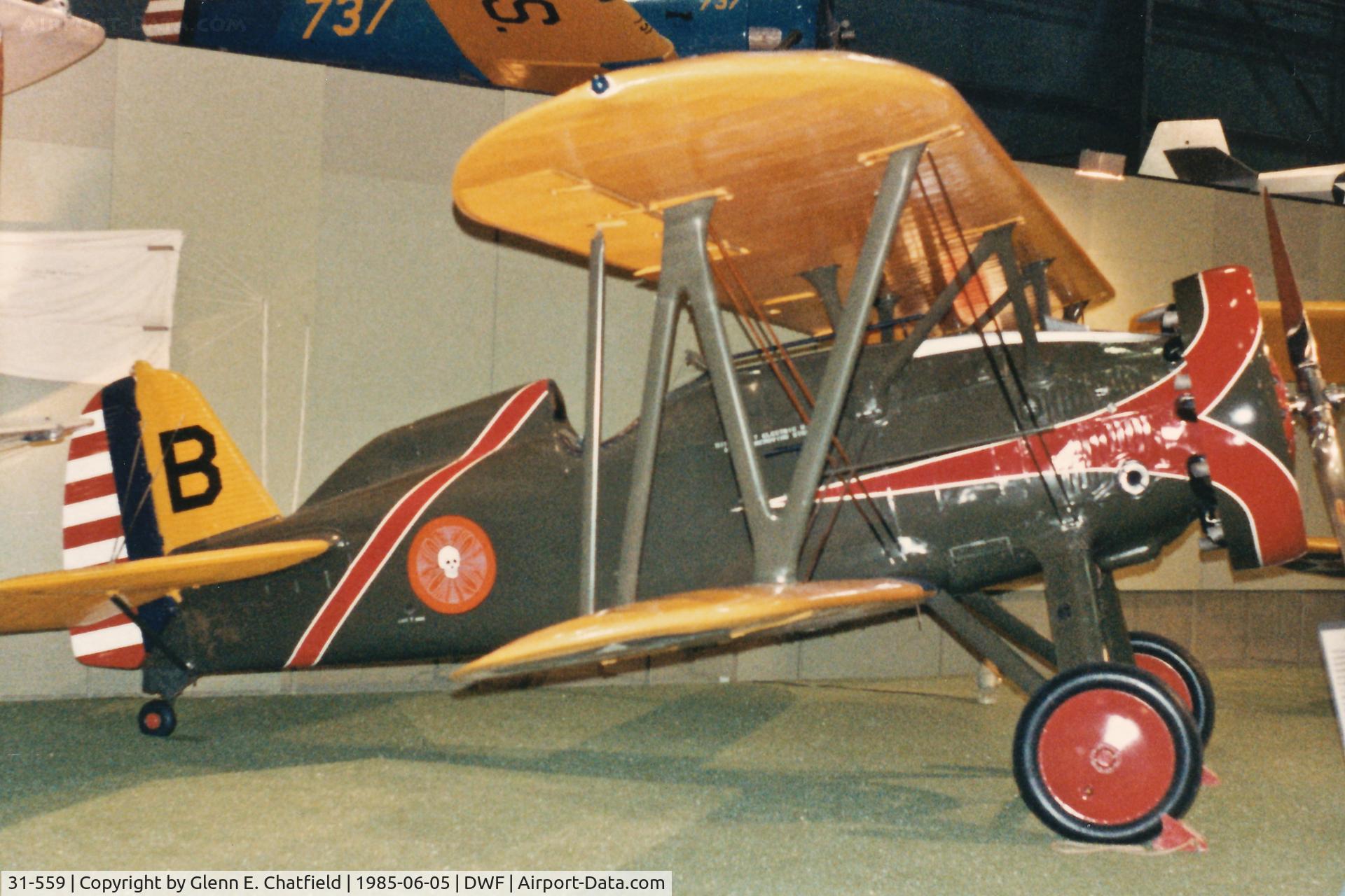 31-559, 1931 Boeing P-12E C/N 1488, NMUSAF
