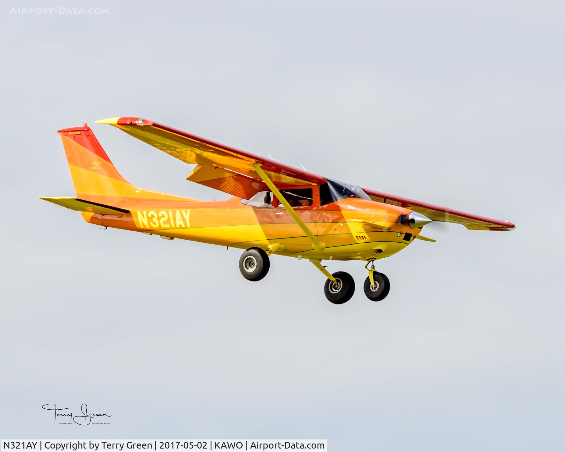 N321AY, 1973 Cessna 182P Skylane C/N 18261756, KAWO