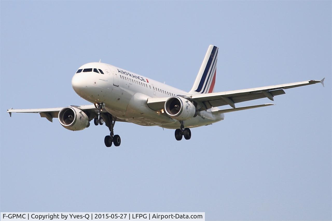 F-GPMC, 1996 Airbus A319-113 C/N 608, Airbus A319-113, Short approach rwy 27R, Paris-Roissy Charles De Gaulle airport (LFPG-CDG)