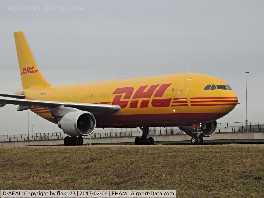 D-AEAI, 1992 Airbus A300B4-622R(F) C/N 637, DHL A300 PASSING QUEBEC