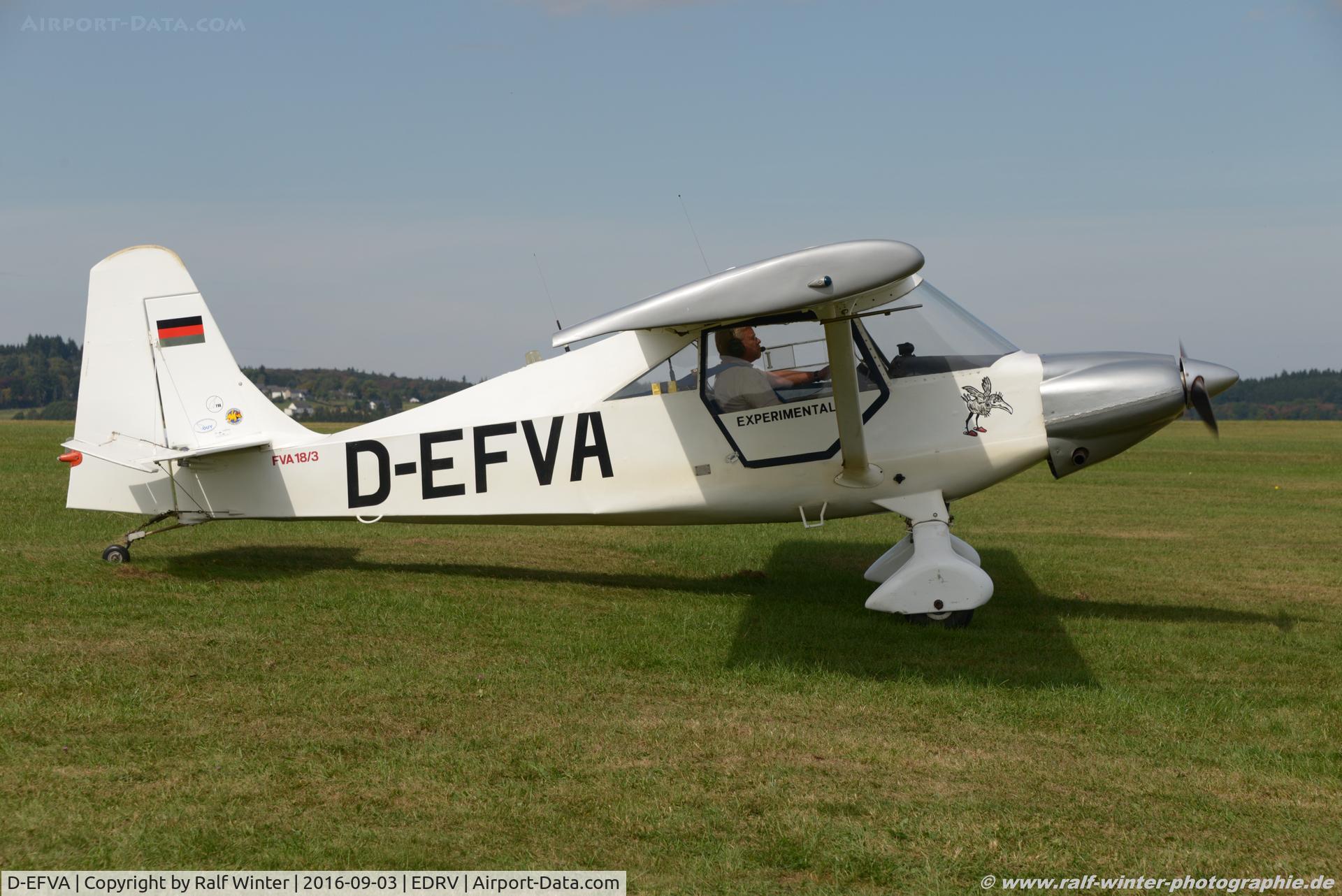 D-EFVA, 1961 FVA 18.3 Silberkrähe (Silver Crane) C/N V-1-01, FVA Flugwissenschaftlichen Vereinigung Aachen 18.3 Silberkrähe -  Ptivate - V-1-01 - D-EFVA - 03.09.2016 - EDRV