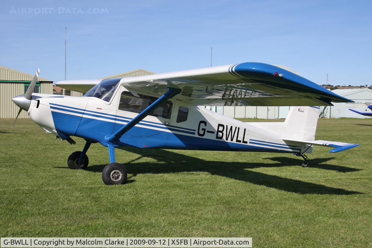 G-BWLL, 1996 Murphy Rebel C/N PFA 232-12499, Murphy Rebel at Fishburn Airfield UK. September 12th 2009.