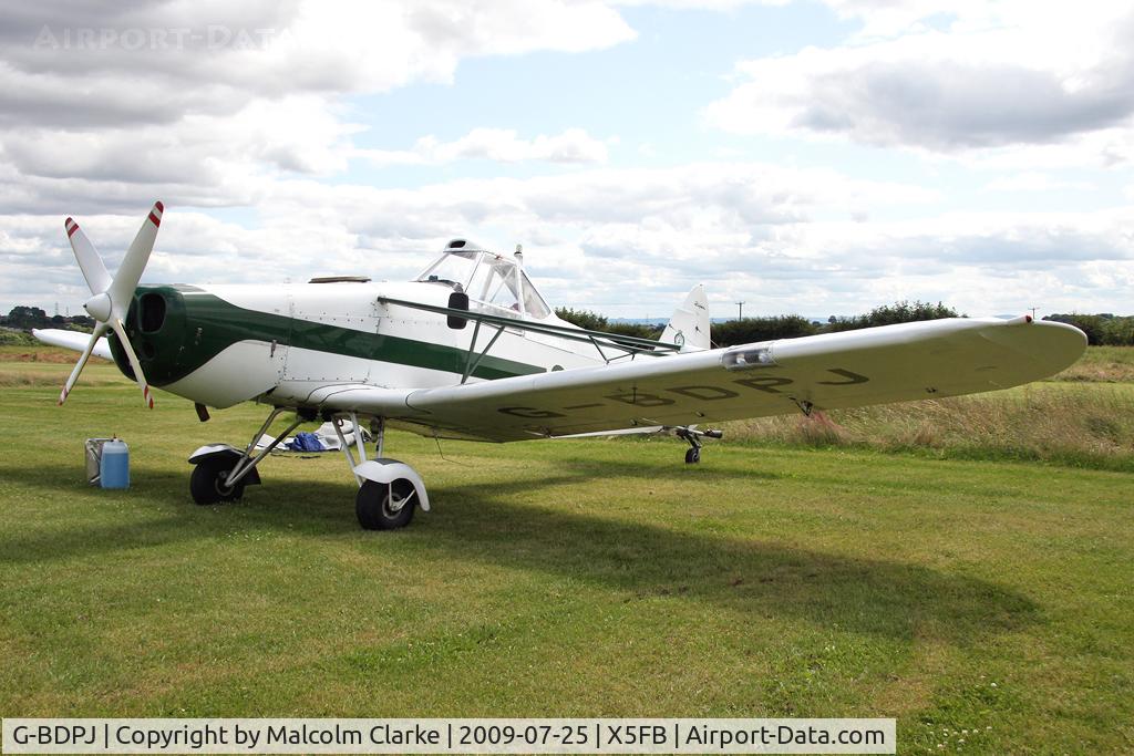 G-BDPJ, 1965 Piper PA-25-235 Pawnee C/N 25-3665, Piper PA-25-235 Pawnee at Fishburn Airfield UK. July 25th 2009.