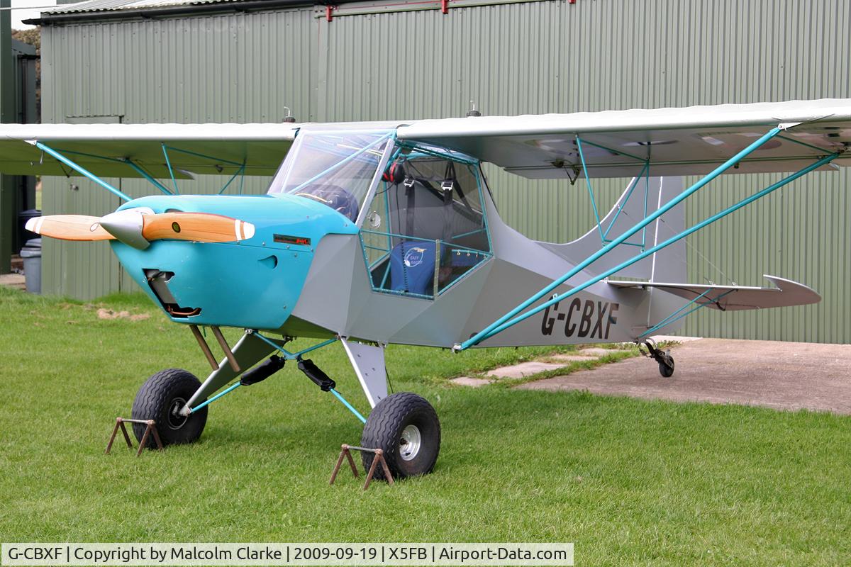 G-CBXF, 2002 Easy Raider J2.2(2) C/N BMAA/HB/196, Easy Raider J2.2-2 at Fishburn Airfield UK. September 19th 2009.