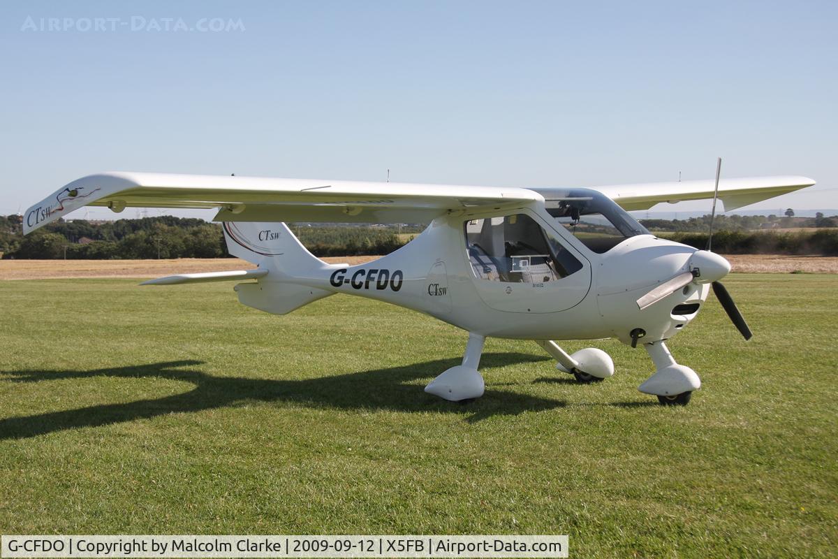 G-CFDO, 2008 Flight Design CTSW C/N 8366, Flight Design CTSW at Fishburn Airfield UK. September 12th 2009.