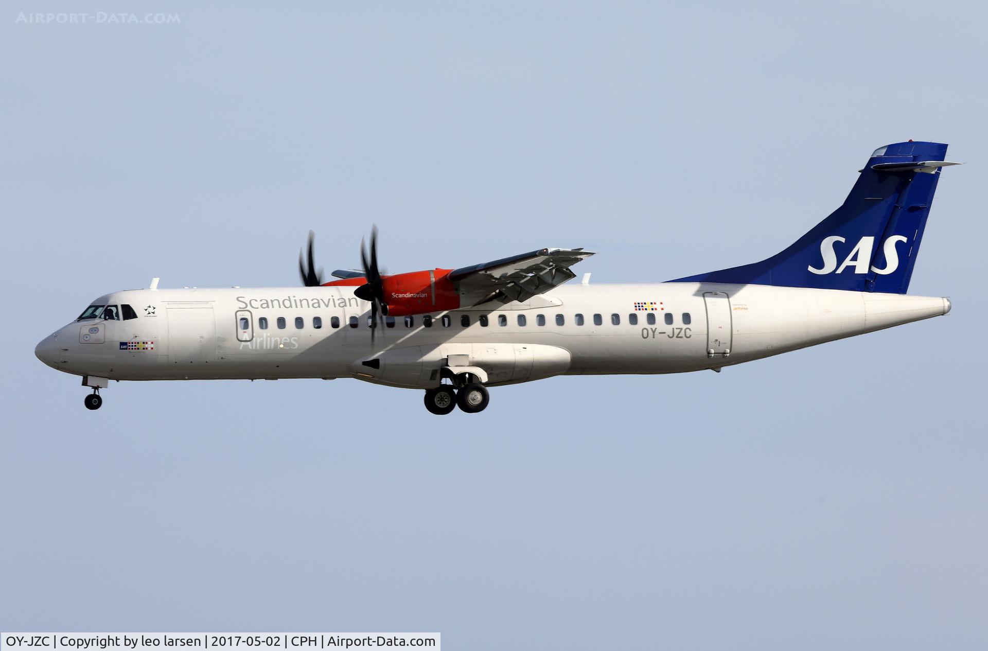 OY-JZC, 2013 ATR 72-600 (72-212A) C/N 1120, Copenhagen 2.5.2017