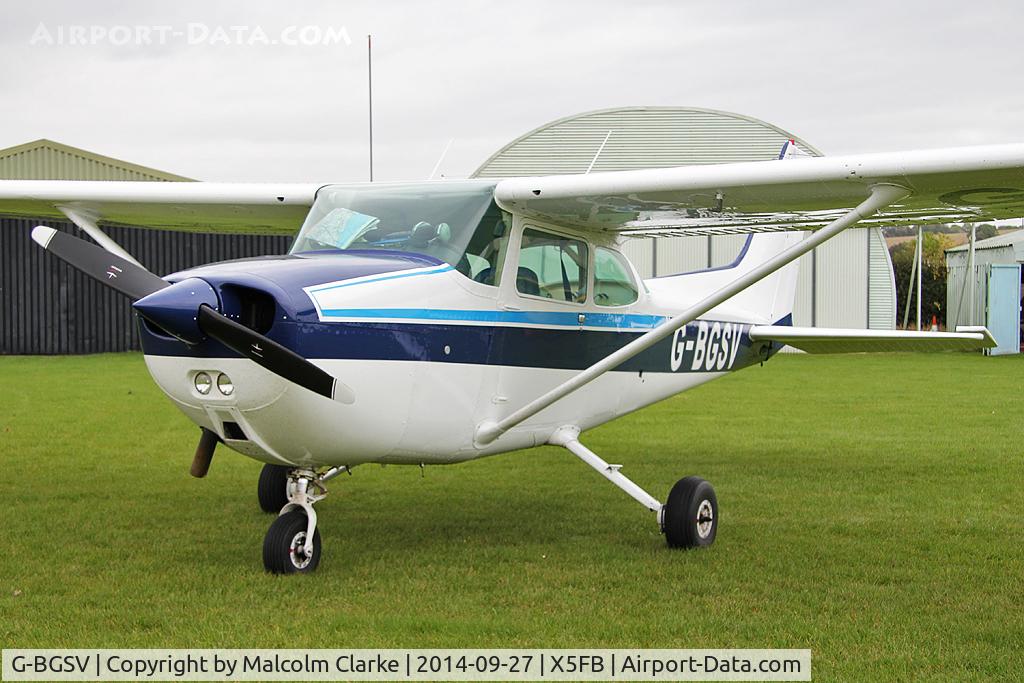 G-BGSV, 1979 Reims F172N Skyhawk C/N 1830, Reims F172N Skyhawk at Fishburn Airfield UK. September 27th 2014.
