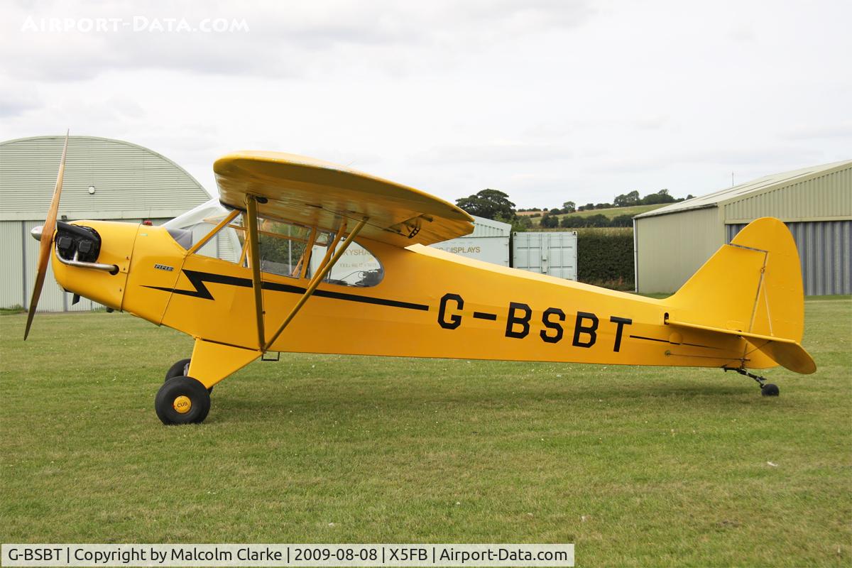 G-BSBT, 1946 Piper J3C-65 Cub Cub C/N 17712, Piper J3C-65 at Fishburn Airfield UK. August 8th 2009.