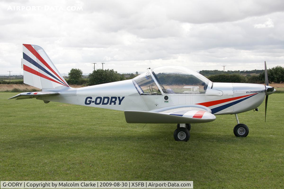 G-ODRY, 2005 Cosmik EV-97 TeamEurostar UK C/N 2316, Cosmik EV-97 Eurostar UK at Fishburn Airfield UK. August 30th 2009.