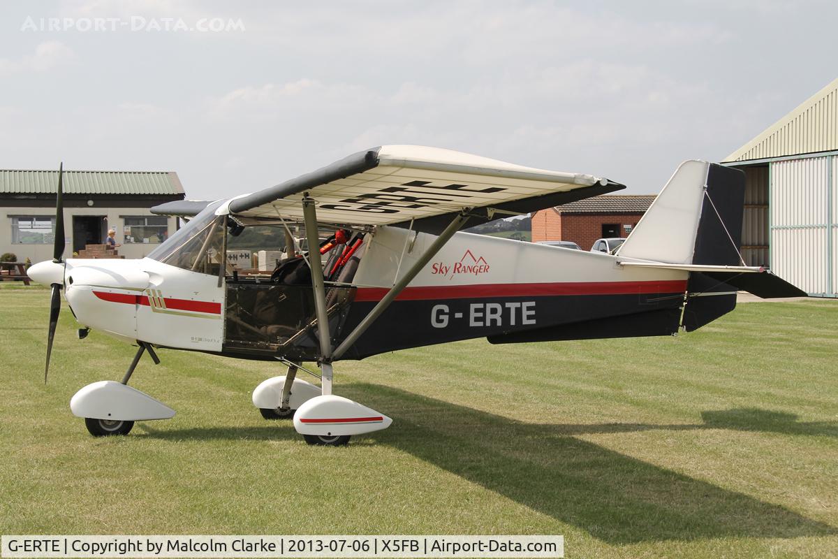 G-ERTE, 2005 Skyranger 912S(1) C/N BMAA/HB/451, Skyranger 912S(1) at Fishburn Airfield UK. July 6th 2013.