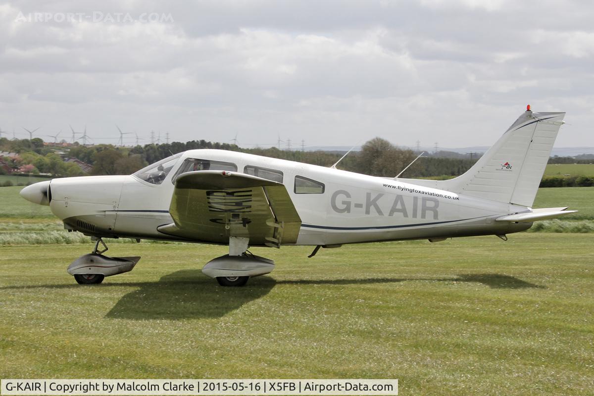G-KAIR, 1978 Piper PA-28-181 Cherokee Archer II C/N 28-7990176, Piper PA-28-181 Cherokee Archer II at Fishburn Airfield UK. May 16th 2015.