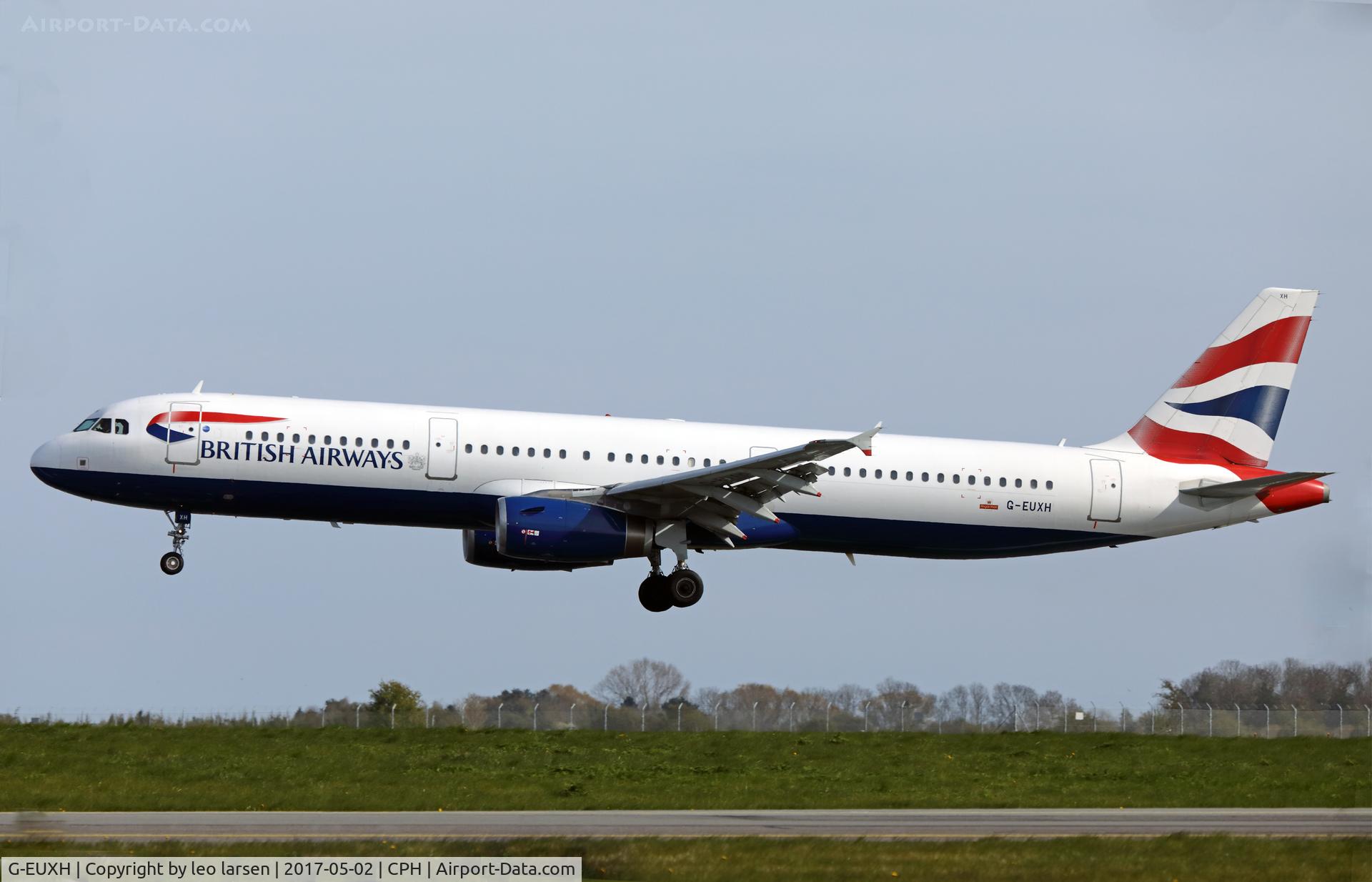 G-EUXH, 2004 Airbus A321-231 C/N 2363, Copenhagen 2.5.2017