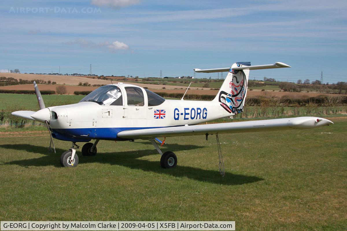 G-EORG, 1978 Piper PA-38-112 Tomahawk Tomahawk C/N 38-78A0427, Piper PA-38-112 Tomahawk at Fishburn Airfield UK. April 5th 2009.