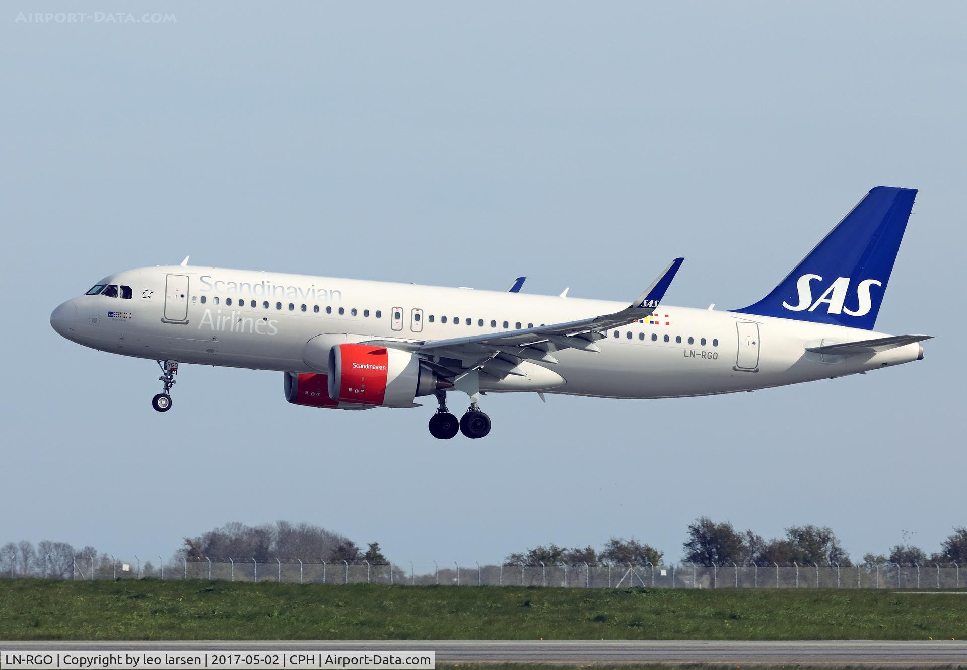 LN-RGO, 2016 Airbus A320-251N C/N 7352, Copenhagen 2.5.2017