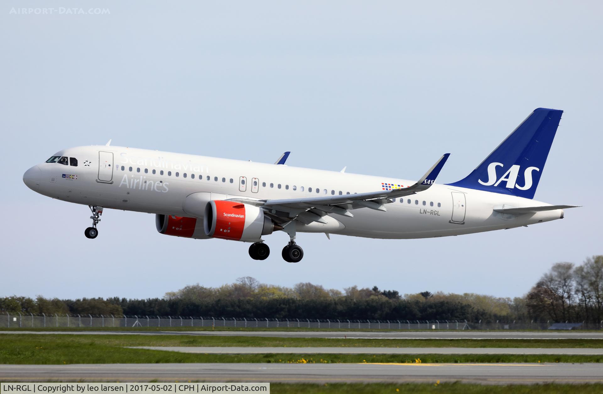LN-RGL, 2016 Airbus A320-251NEO C/N 7290, Copenhagen 2.5.2017