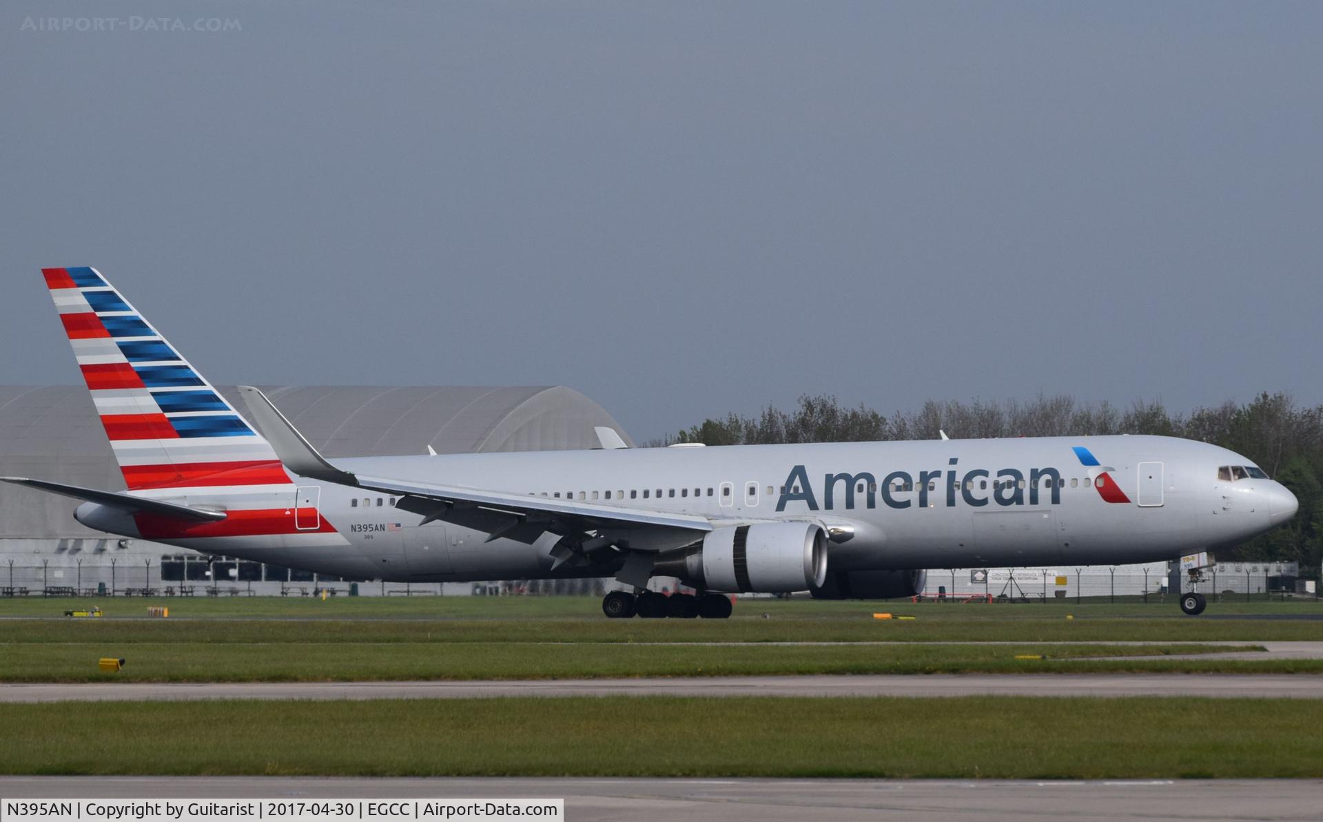 N395AN, 1998 Boeing 767-323 C/N 29432, At Manchester