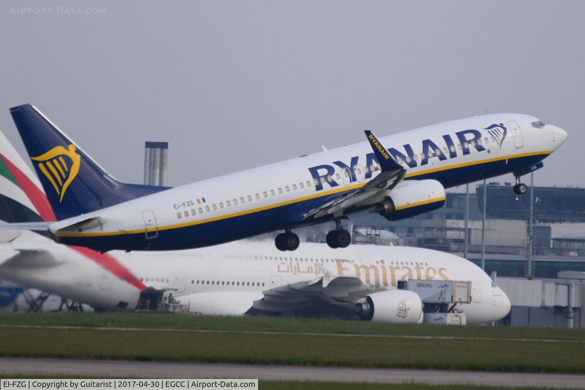 EI-FZG, 2017 Boeing 737-800 C/N 44780, At Manchester