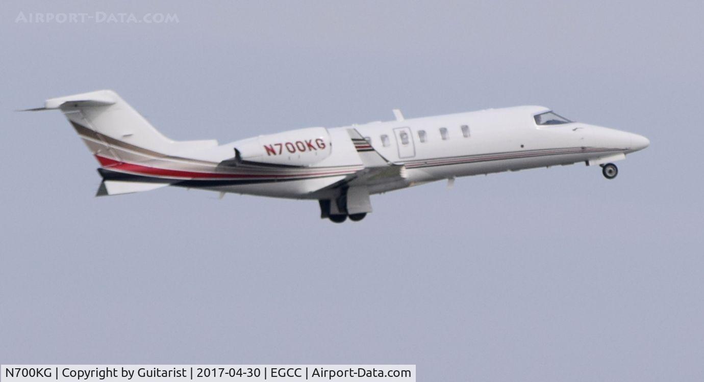 N700KG, 2004 Learjet 45 C/N 2017, At Manchester