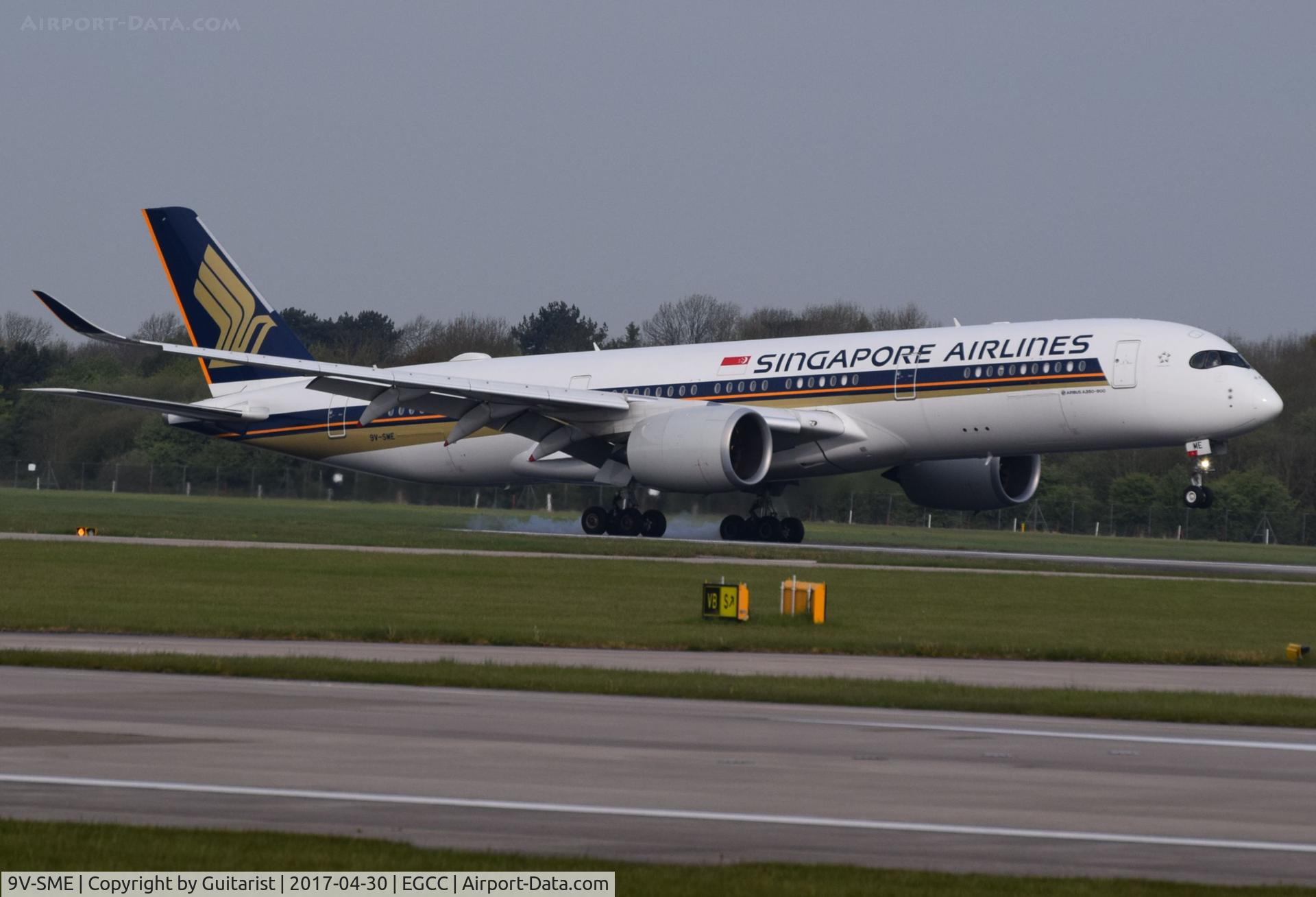 9V-SME, 2016 Airbus A350-941 C/N 041, At Manchester