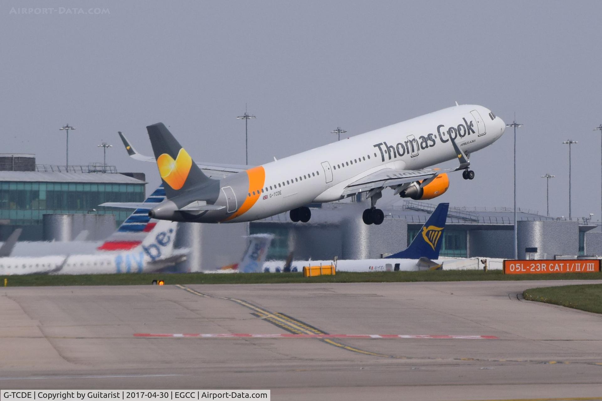 G-TCDE, 2014 Airbus A321-211 C/N 6056, At Manchester
