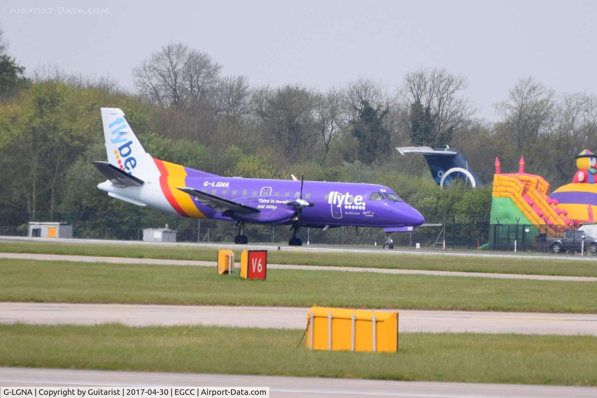 G-LGNA, 1990 Saab 340B C/N 340B-199, At Manchester