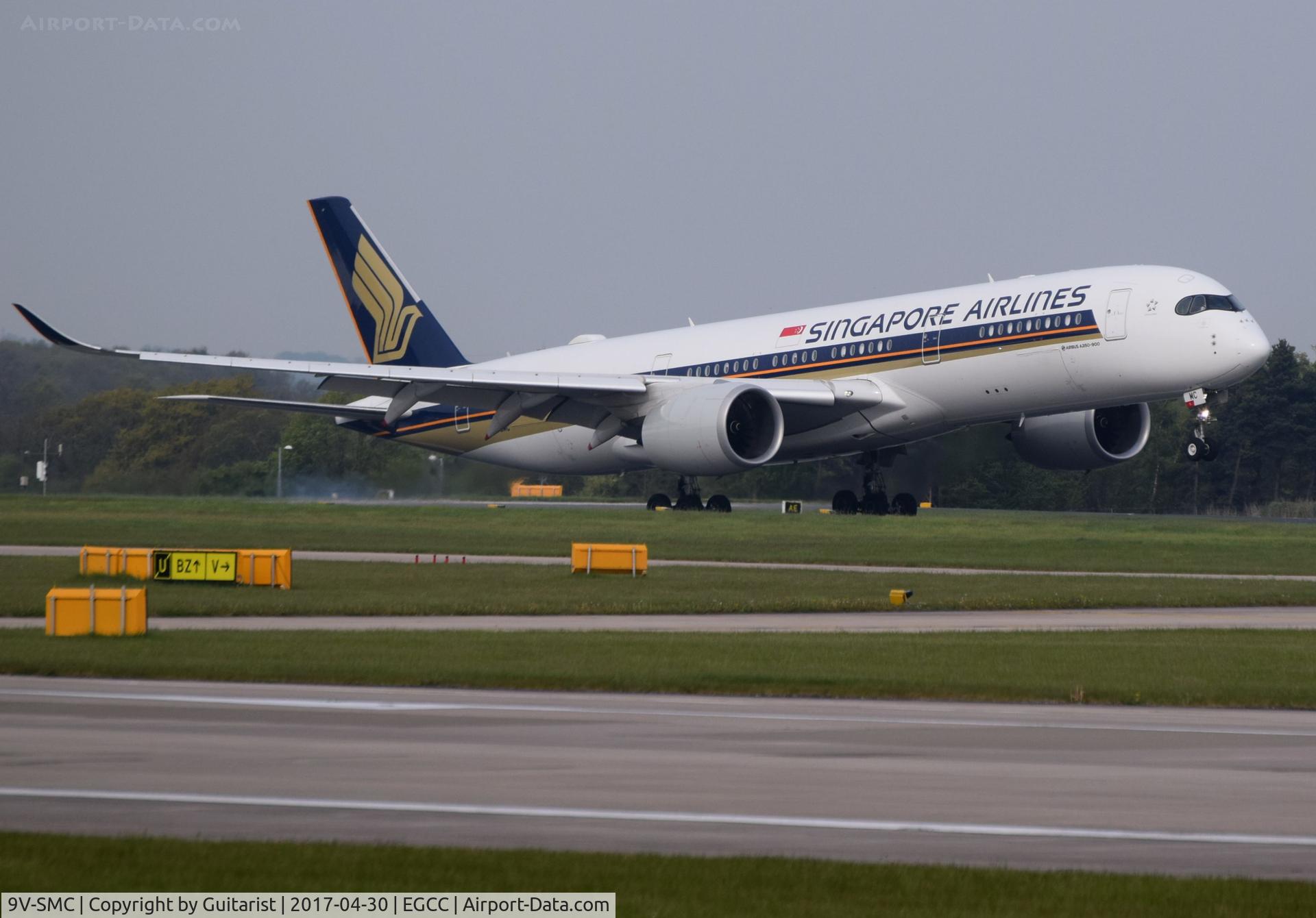 9V-SMC, 2016 Airbus A350-941 C/N 031, At Manchester