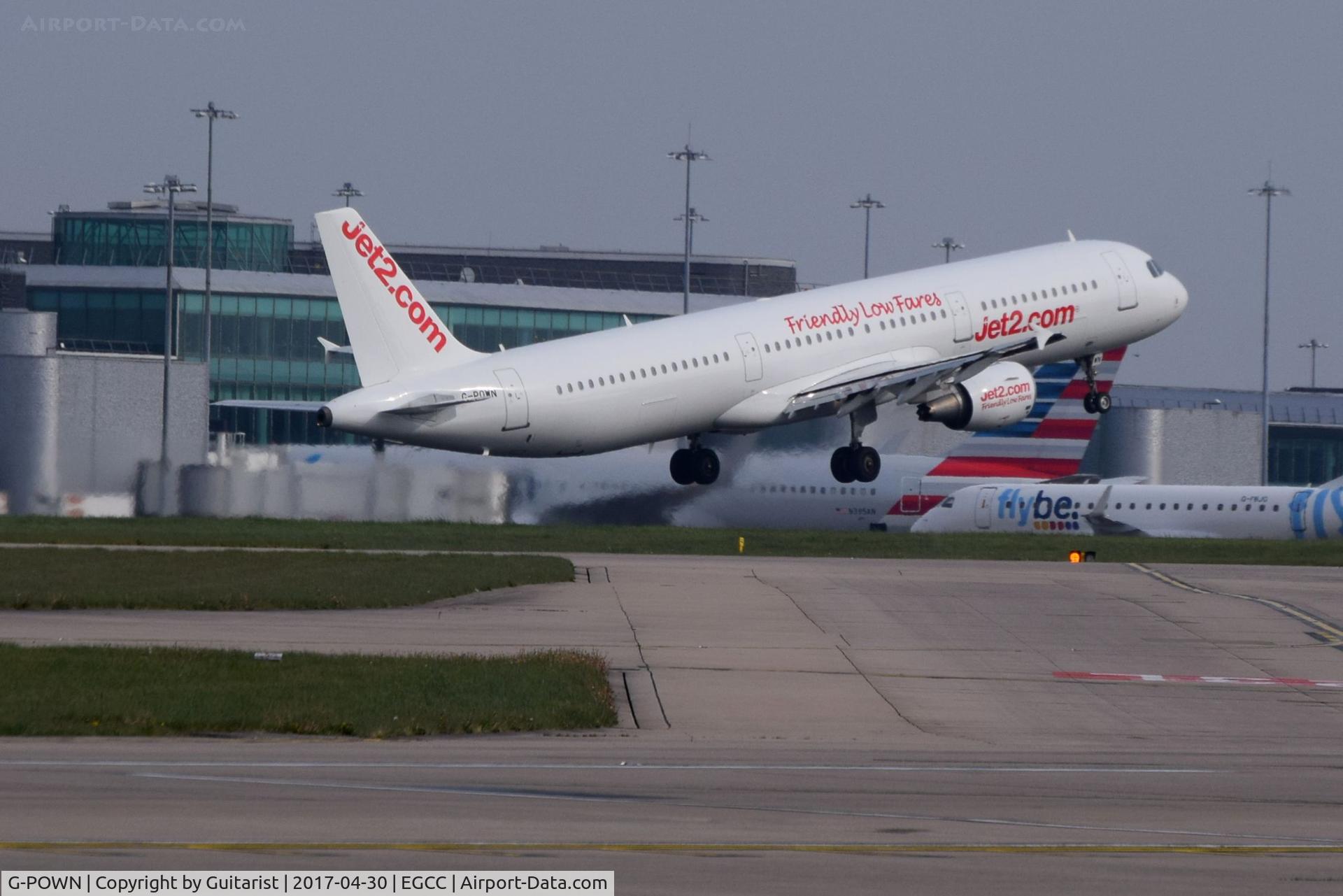 G-POWN, 2009 Airbus A321-211 C/N 3830, At Manchester
