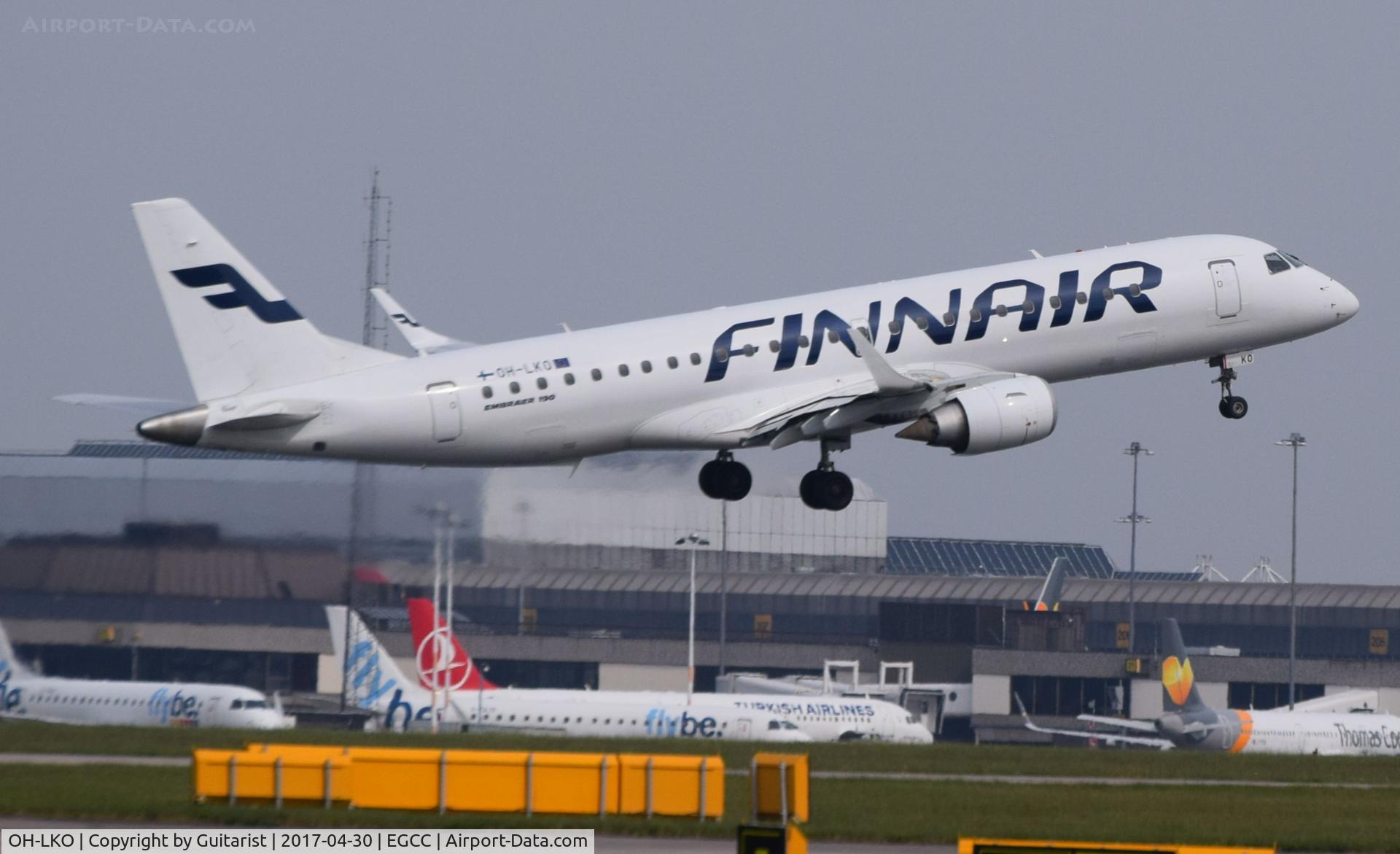 OH-LKO, 2009 Embraer 190LR (ERJ-190-100LR) C/N 19000267, At Manchester