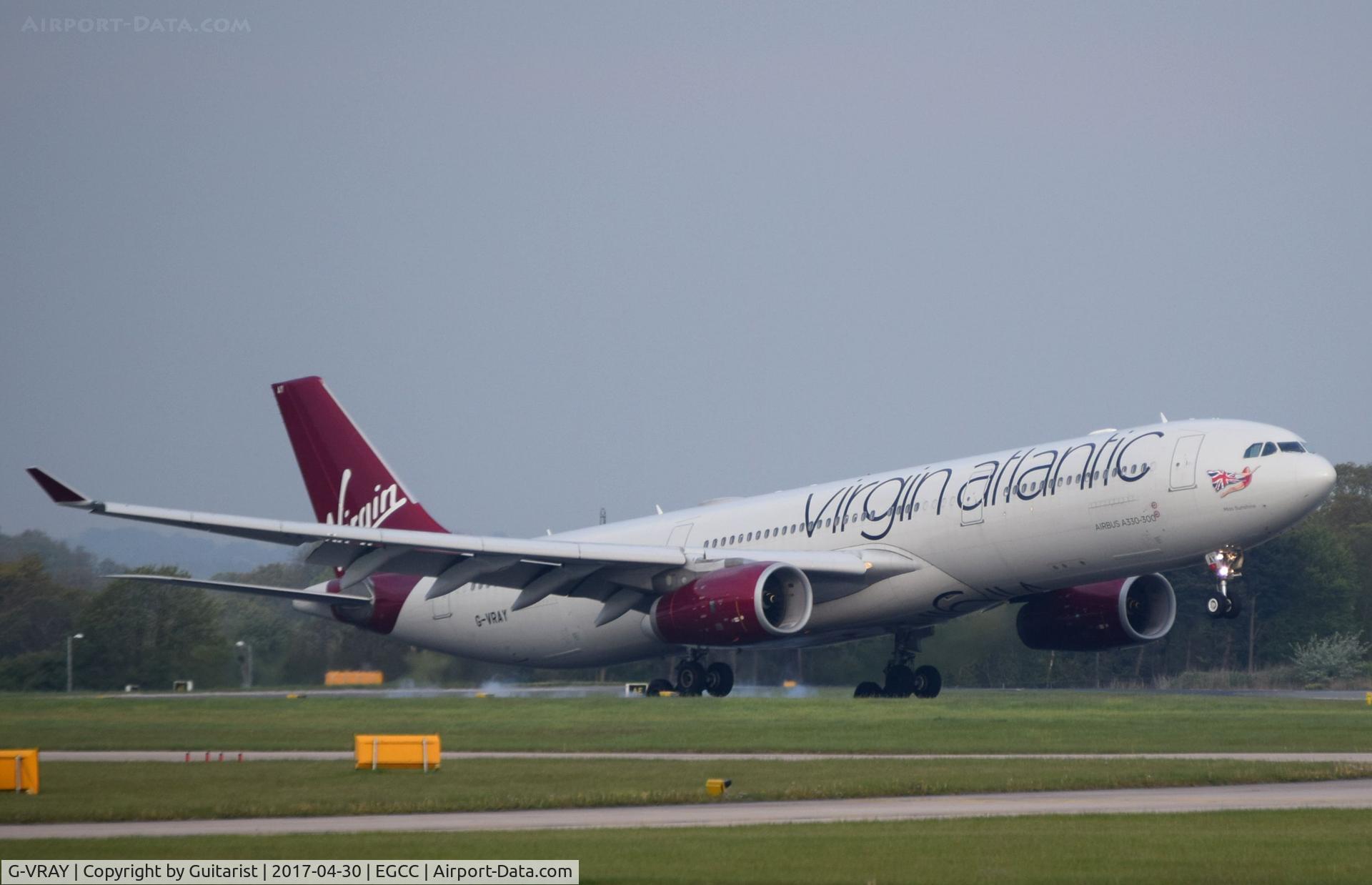 G-VRAY, 2012 Airbus A330-343X C/N 1296, At Manchester