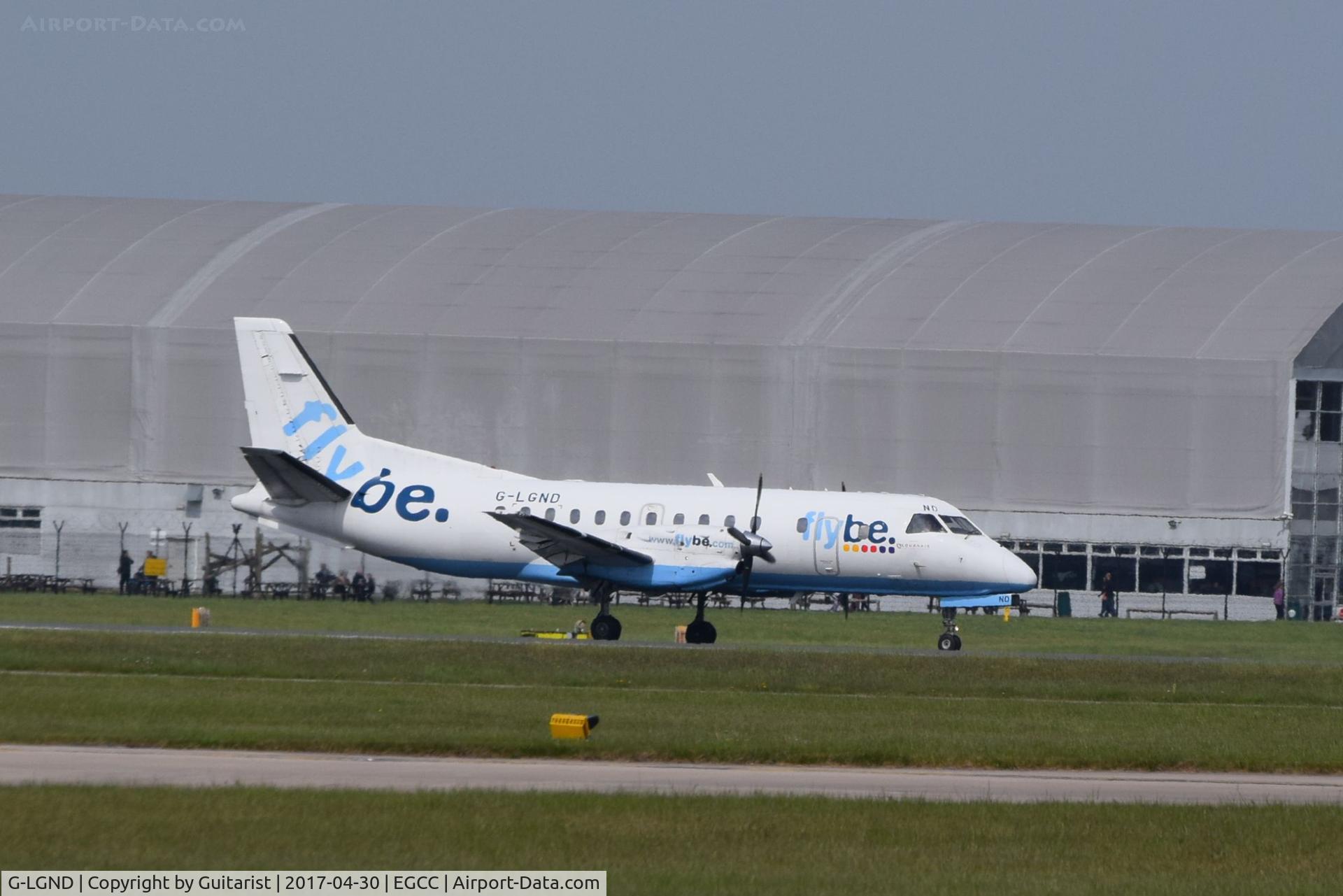 G-LGND, 1989 Saab SF340B C/N 340B-169, At Manchester