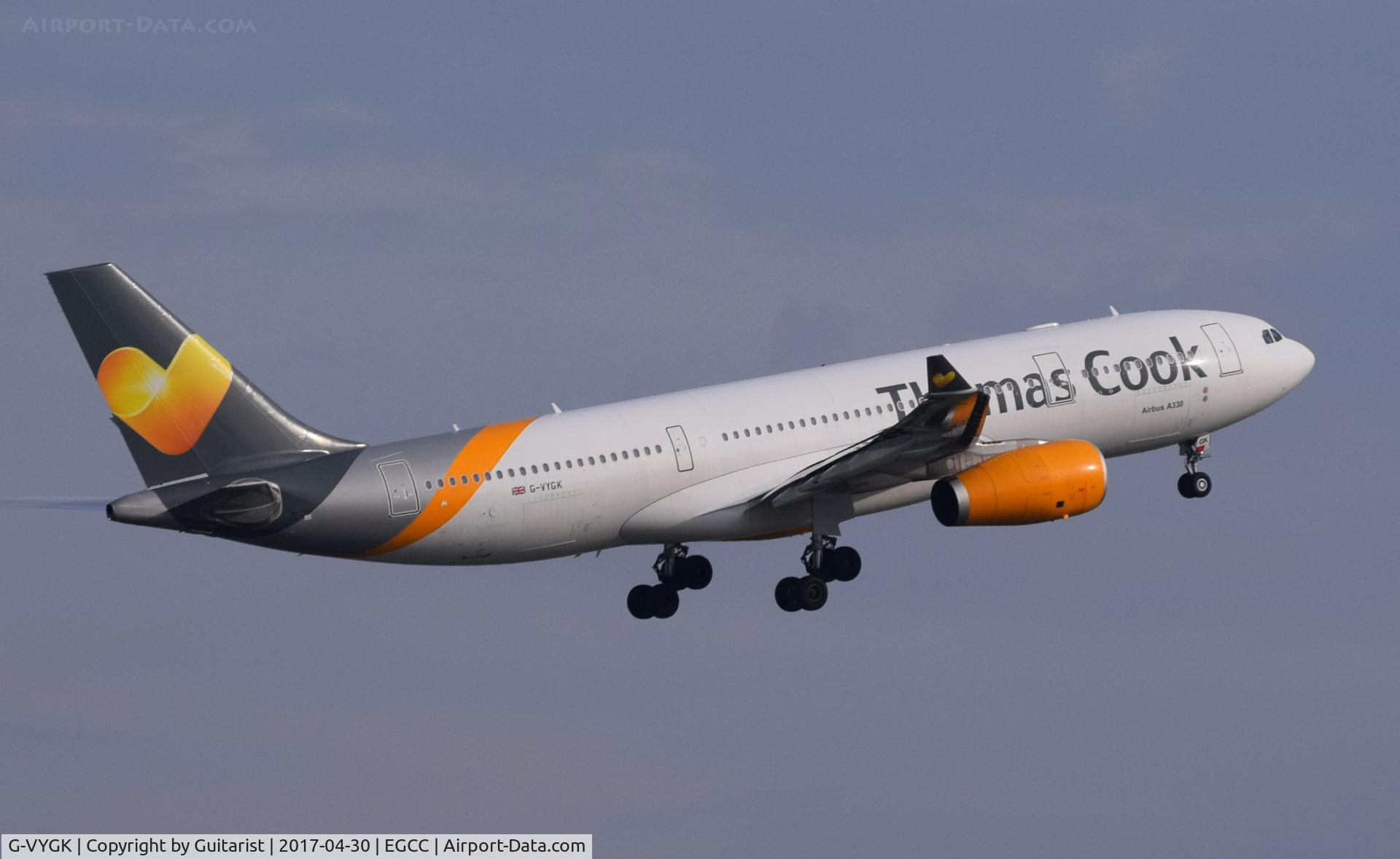 G-VYGK, 2014 Airbus A330-243 C/N 1498, At Manchester