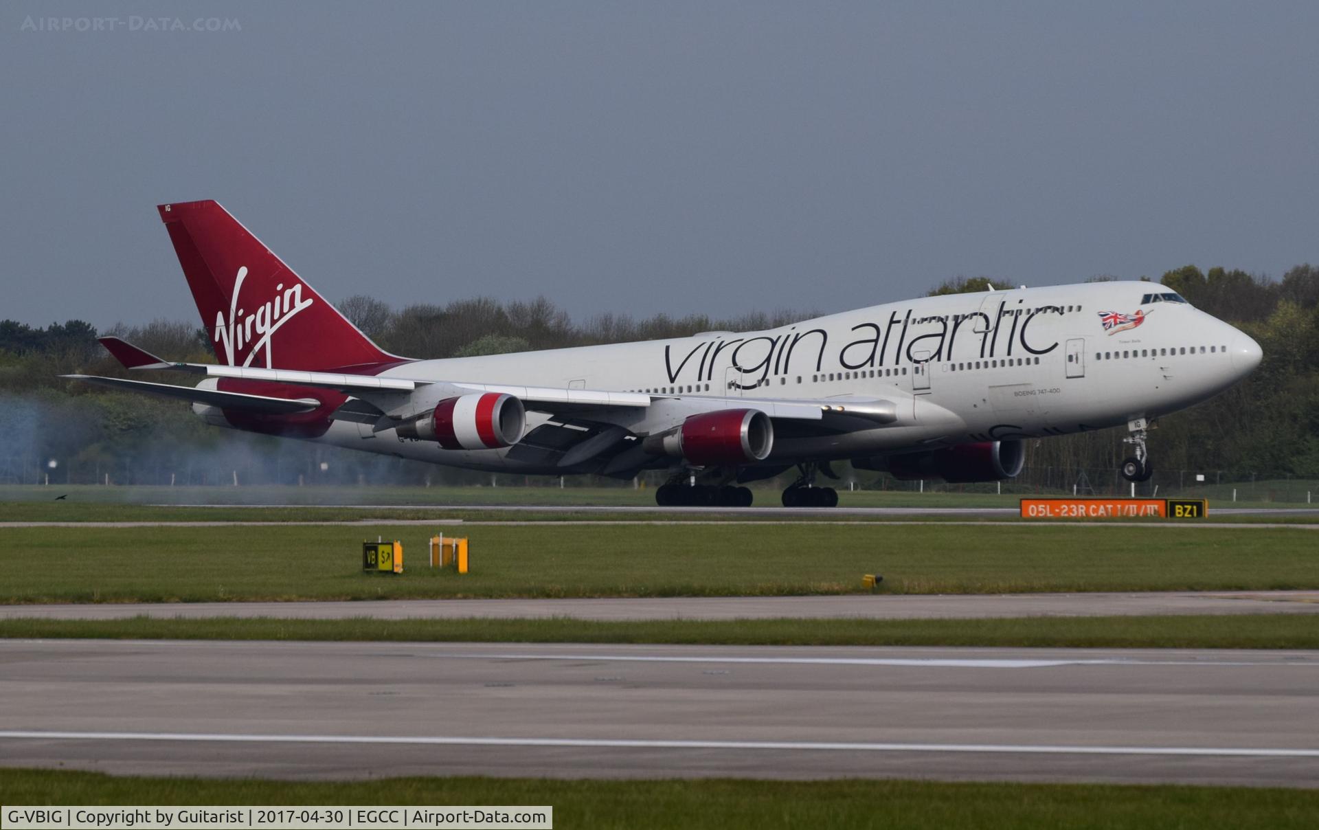 G-VBIG, 1996 Boeing 747-4Q8 C/N 26255, At Manchester