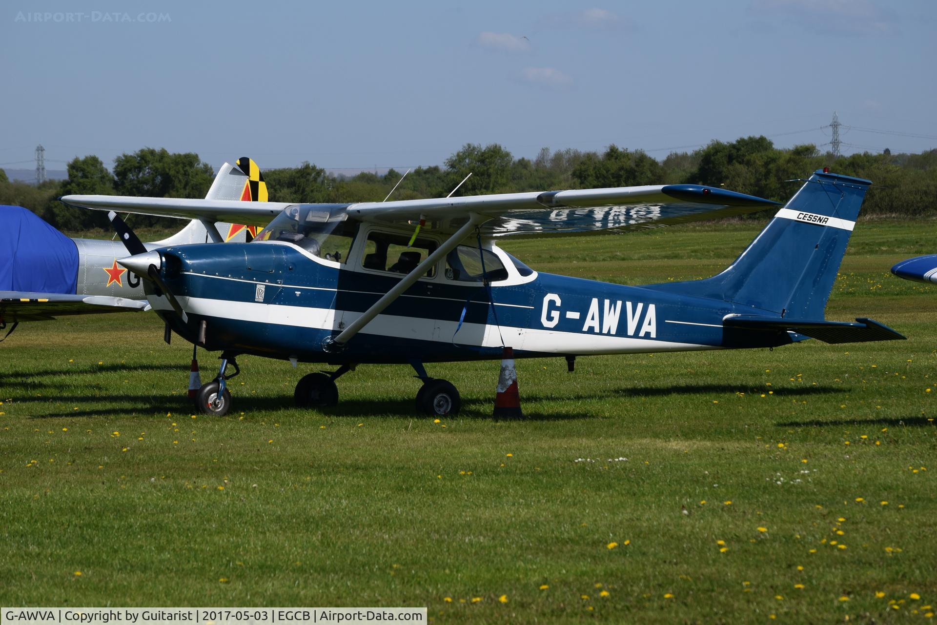 G-AWVA, 1968 Reims F172H Skyhawk C/N 0597, At Manchester