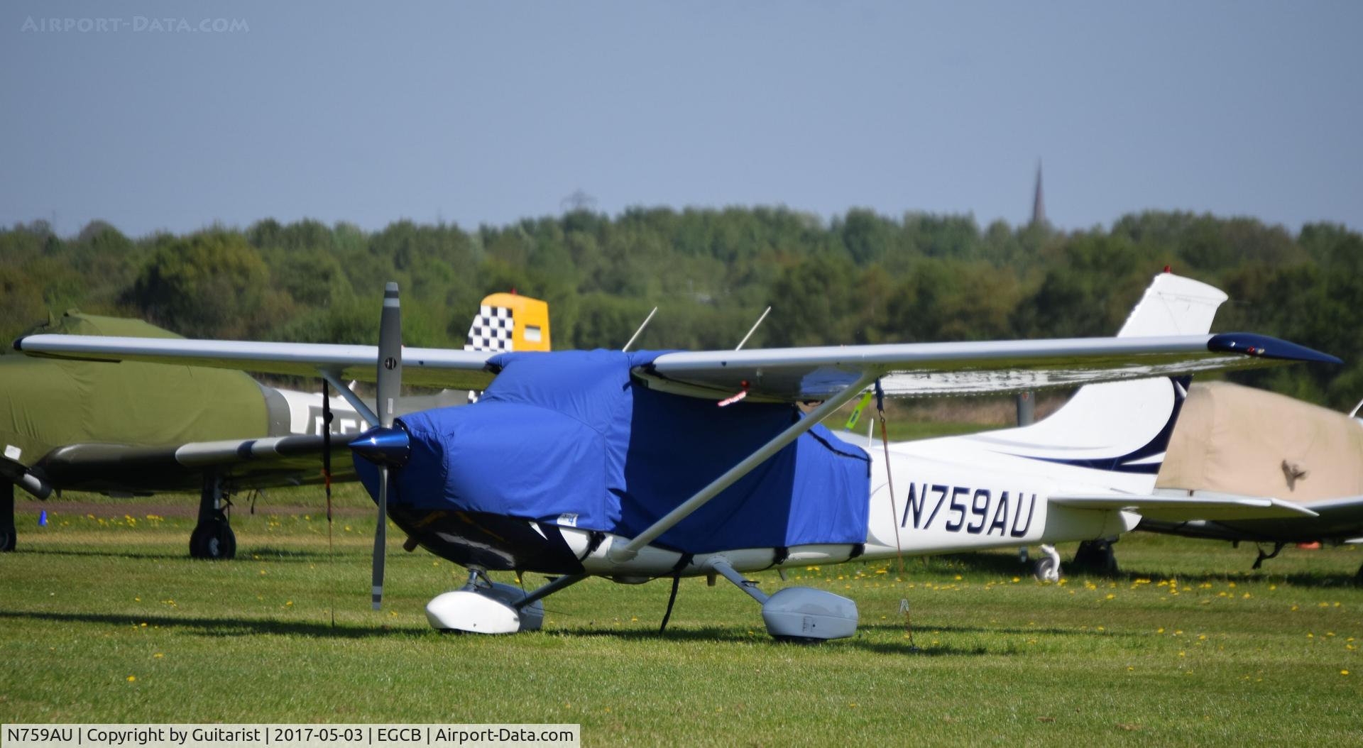 N759AU, 1977 Cessna 182Q Skylane C/N 182-65846, At City Airport Manchester
