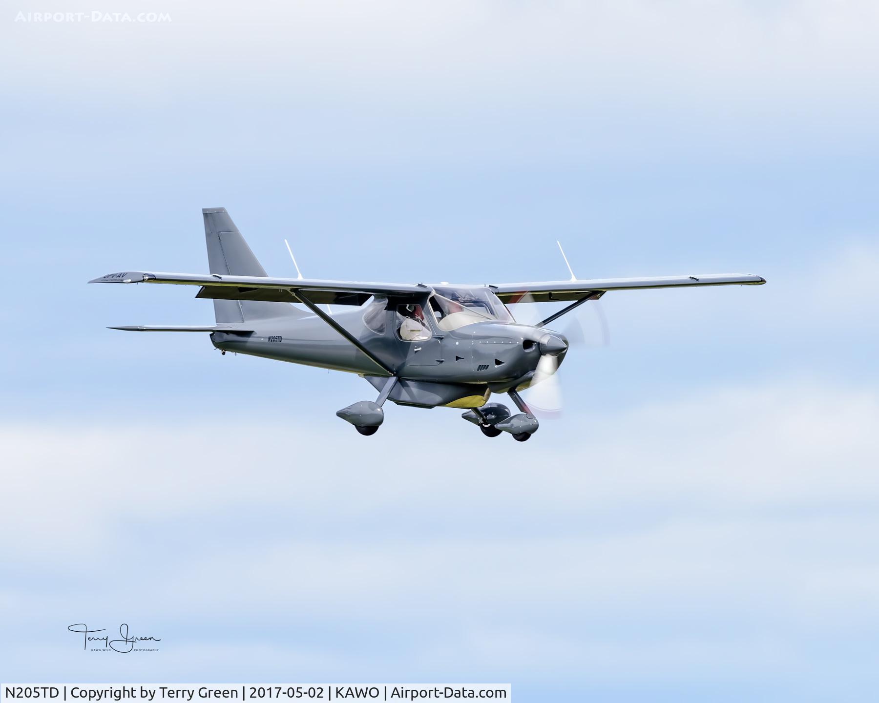 N205TD, 2015 Glasair GS-2 Sportsman C/N 7429, KAWO