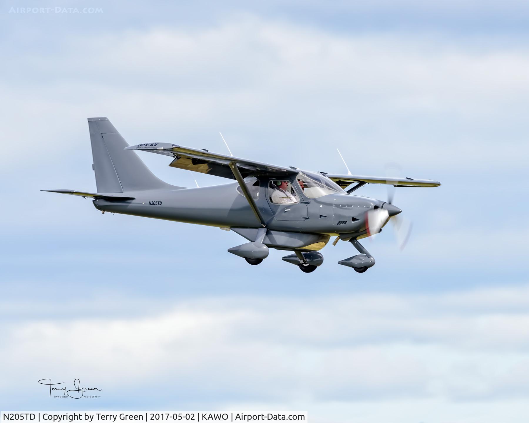 N205TD, 2015 Glasair GS-2 Sportsman C/N 7429, KAWO